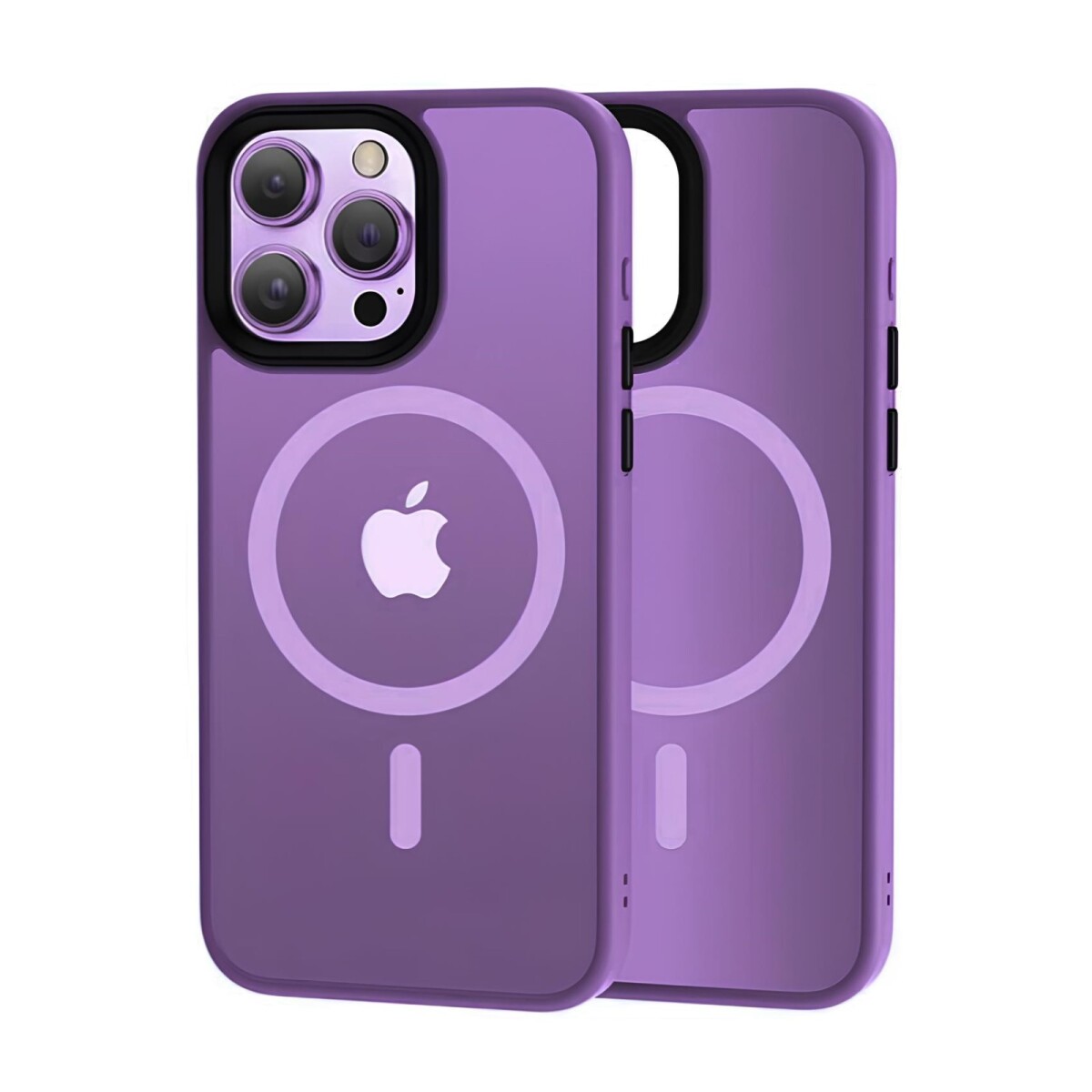 Protector Armor Frost con carga inalambrica para Iphone 15 Purple