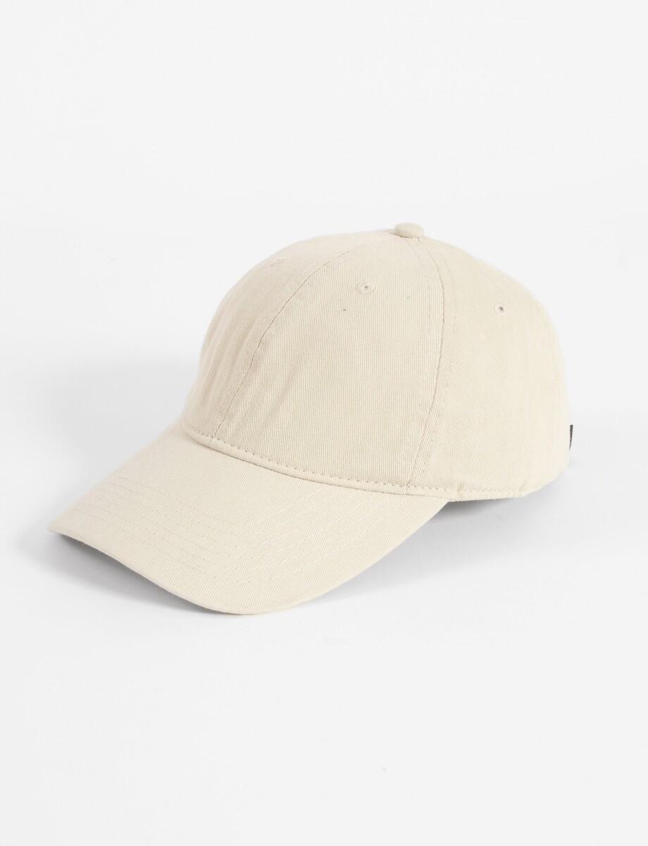 Cap algodón - beige 