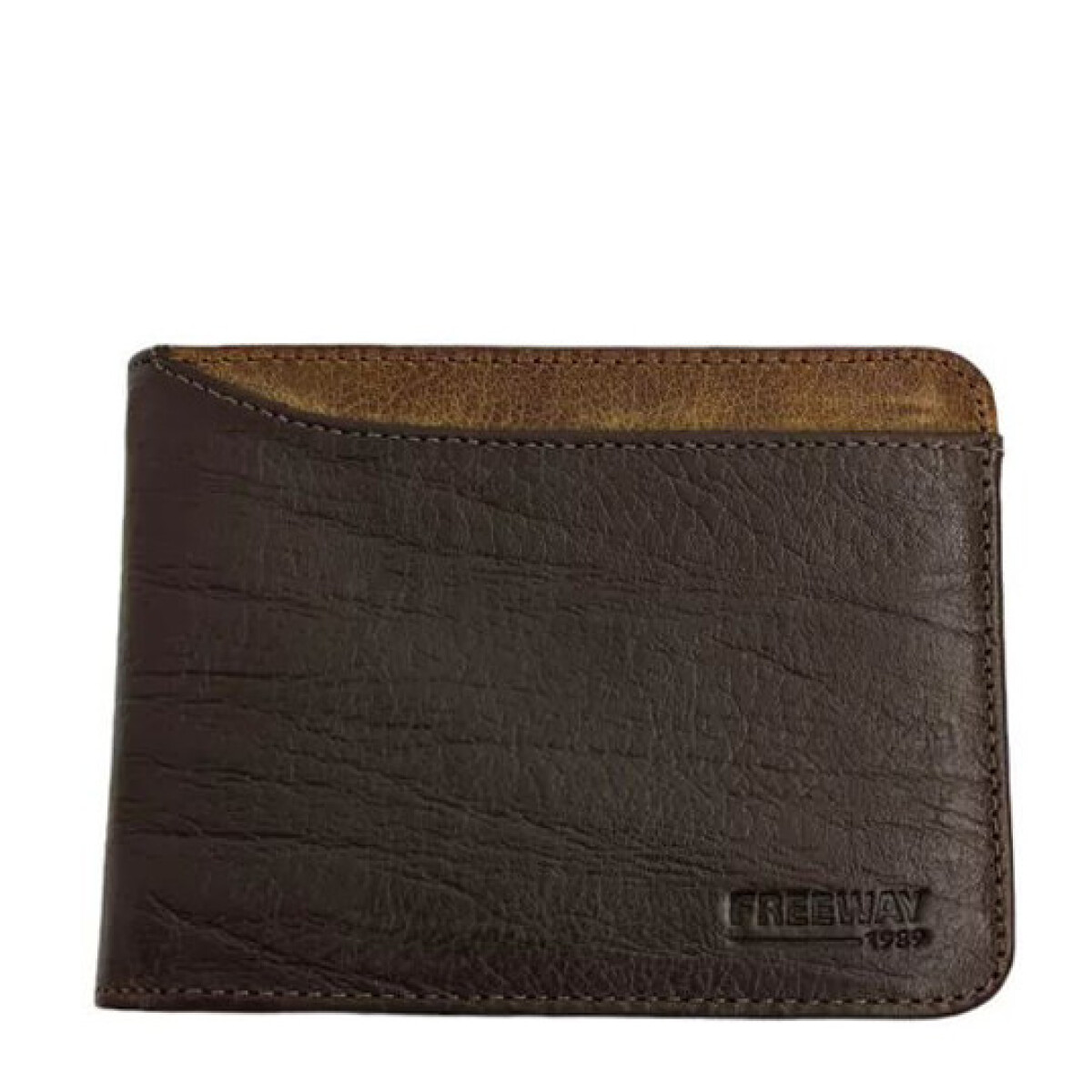 Billetera Freeway Cuero - Marrón Café 