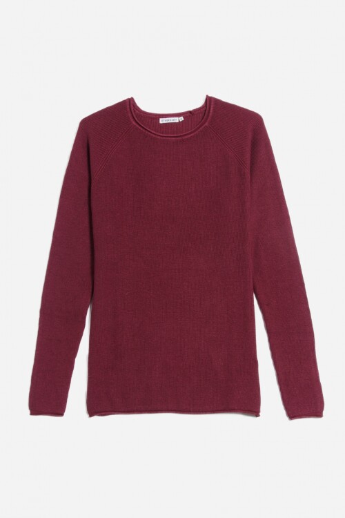 Sweater manga ranglán MARRON