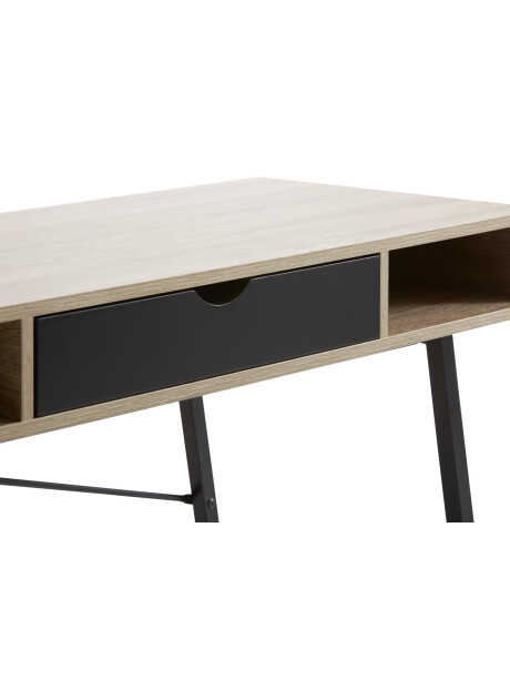 Escritorio ABBETVED 48x120 roble/negro Escritorio ABBETVED 48x120 roble/negro