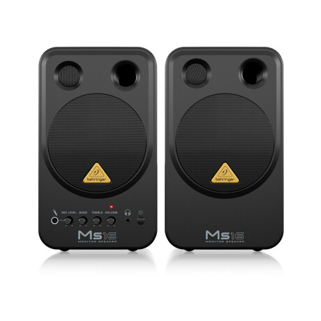 MONITOR DE ESTUDIO BEHRINGER MS16 4" PAR MONITOR DE ESTUDIO BEHRINGER MS16 4" PAR