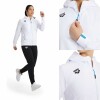 Campera Canguro Con Capucha Deportivo Para Mujer Arena Women's Team Hooded Jacket Panel Blanco