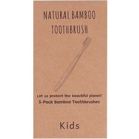 KIDS 564-2 MULTICOLOR BAMBU MULTICOLOR CEPILLO DE DIENTES