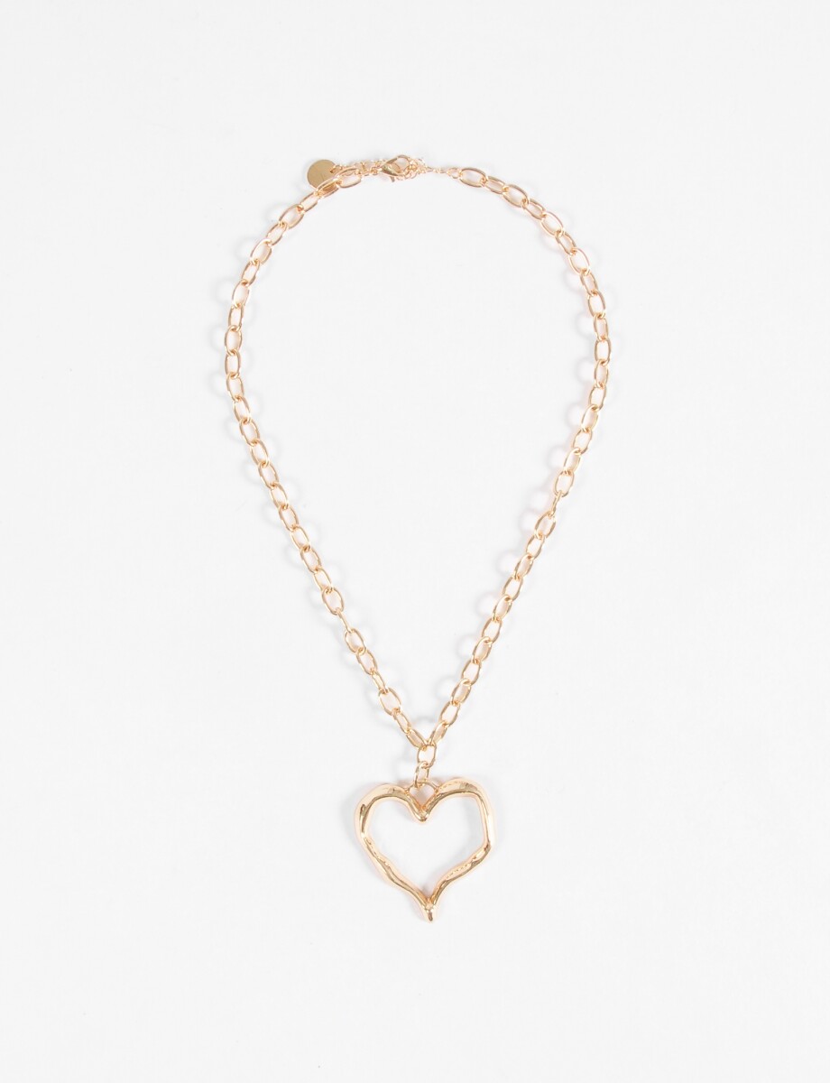 Collar dije cora texture - dorado 