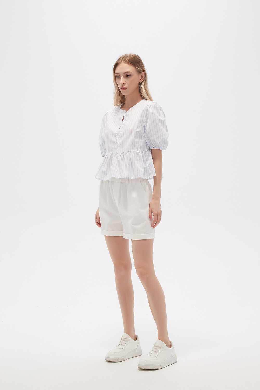 Short Polly Blanco