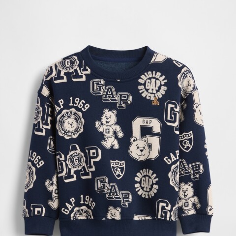 VARSITY LOGO CREW TAPESTRY NAVY