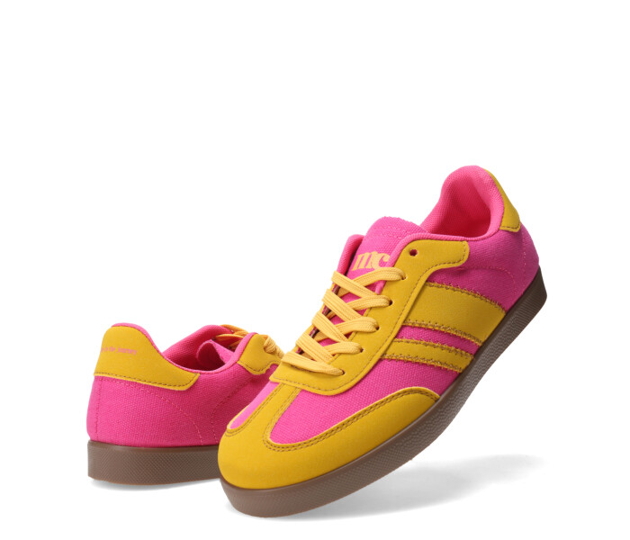 Championes de Mujer Miss Carol BEL con rayas Fucsia