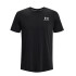 Remera de Hombre Under Armour Logo Heavyweight Short Sleeve Negro