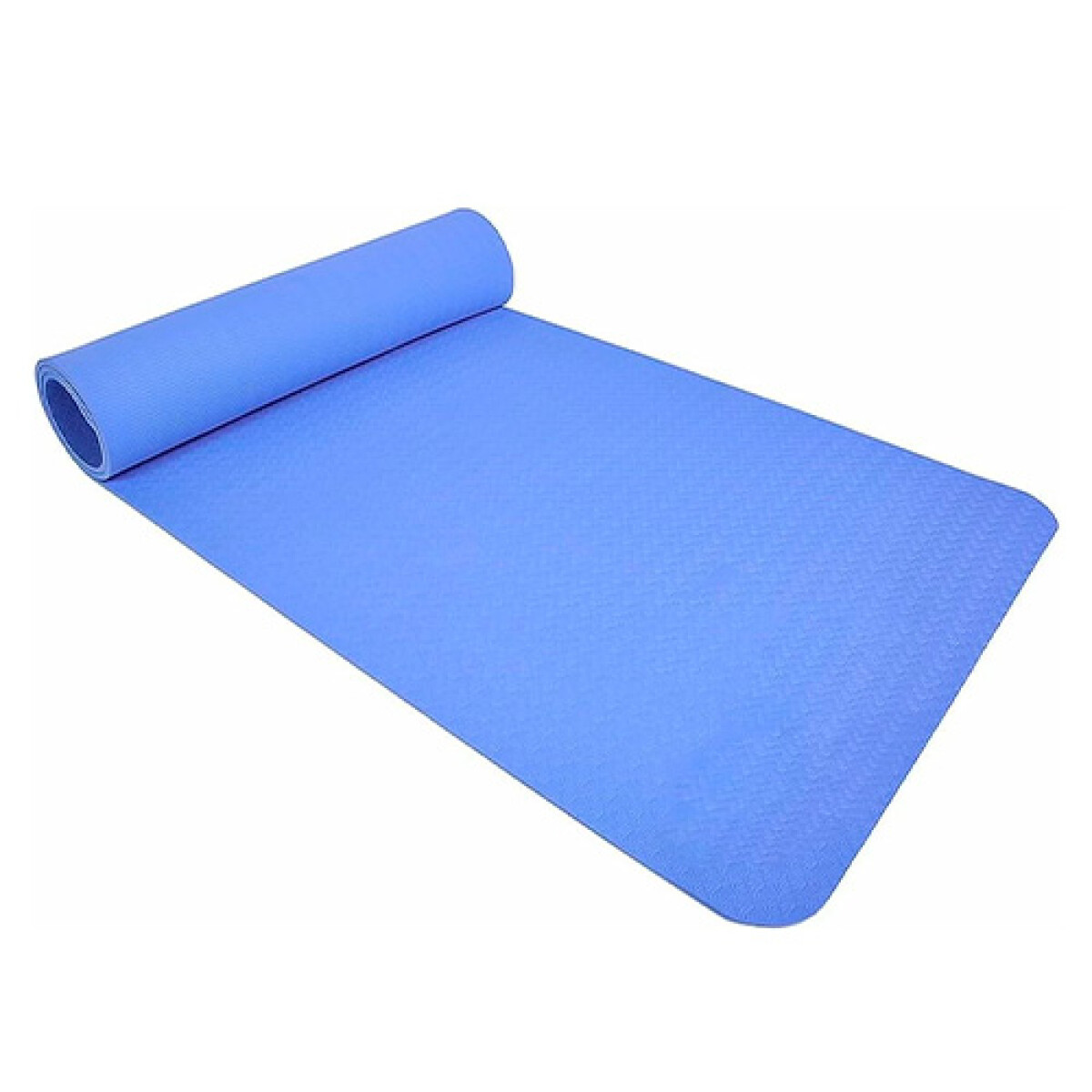 Colchoneta 3mm Mat Para Yoga Goma Eva Pilates Azul - AZUL 