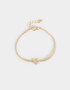 Pulseras Flexibles De inicial Pulsera Flexible De Inicial "s" - Dorado