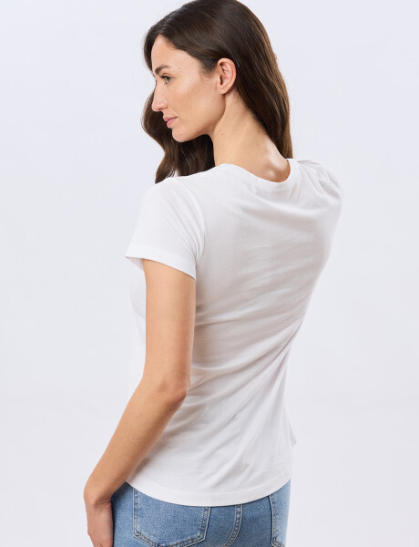 REMERA BÁSICA DE ALGODÓN Blanco