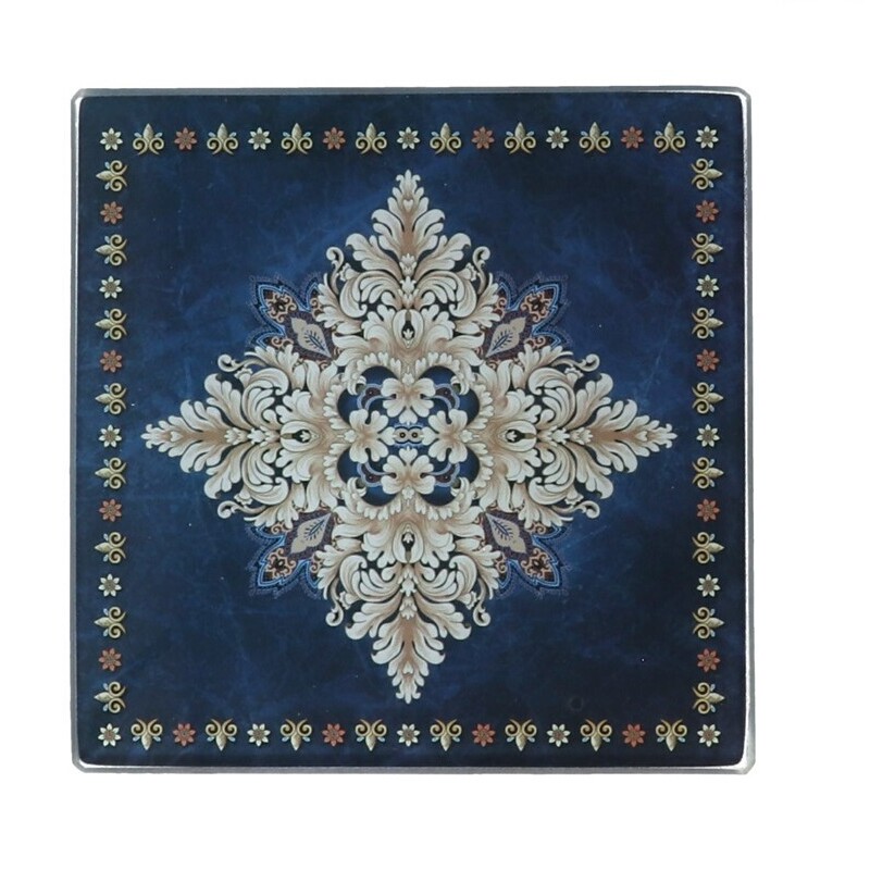 Posavasos Cristal Cuadrado Shield 10x10Cm POSAVASOS CRISTAL CUADRADO SHIELD 10X10CM