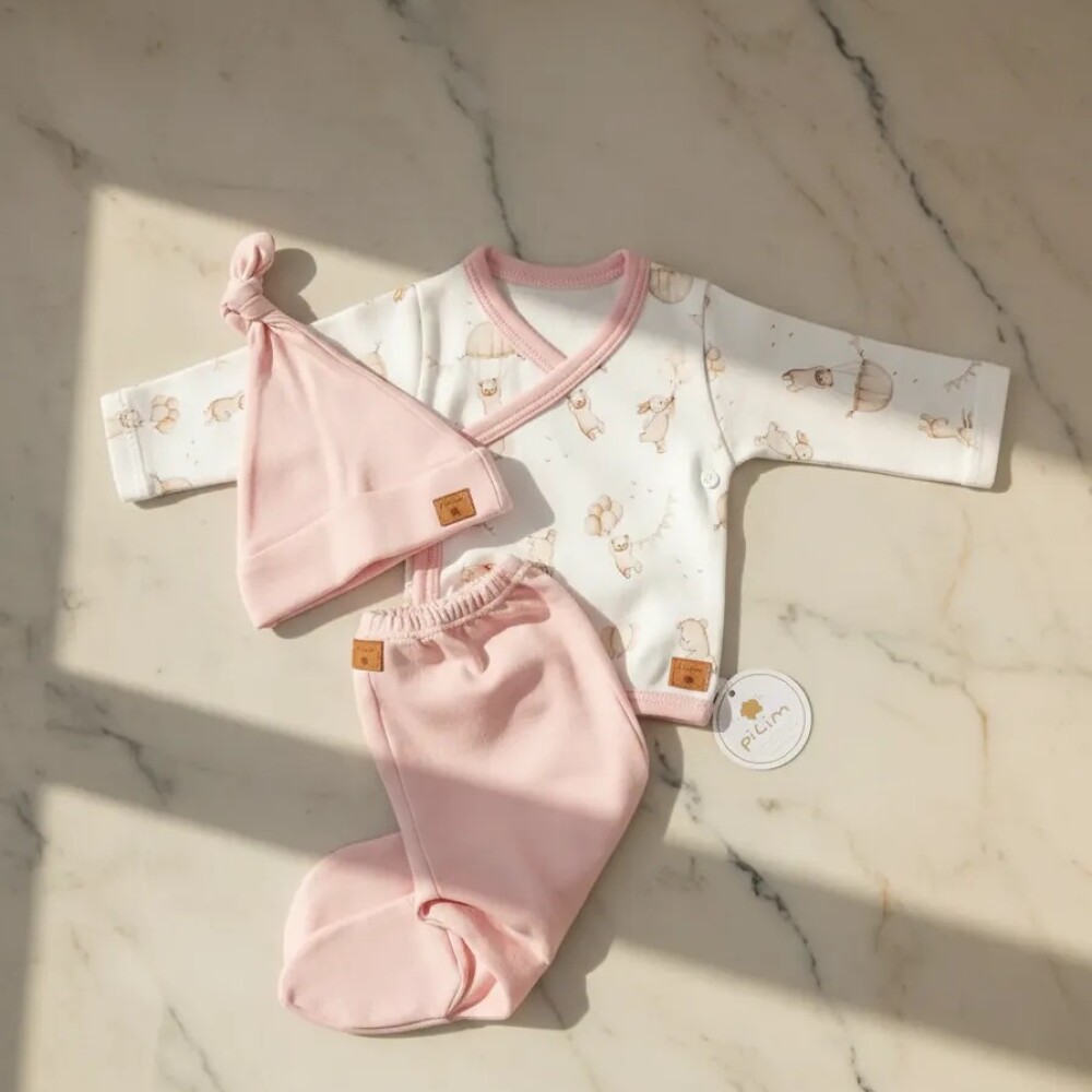 Primer muda PILIM estampada rosado