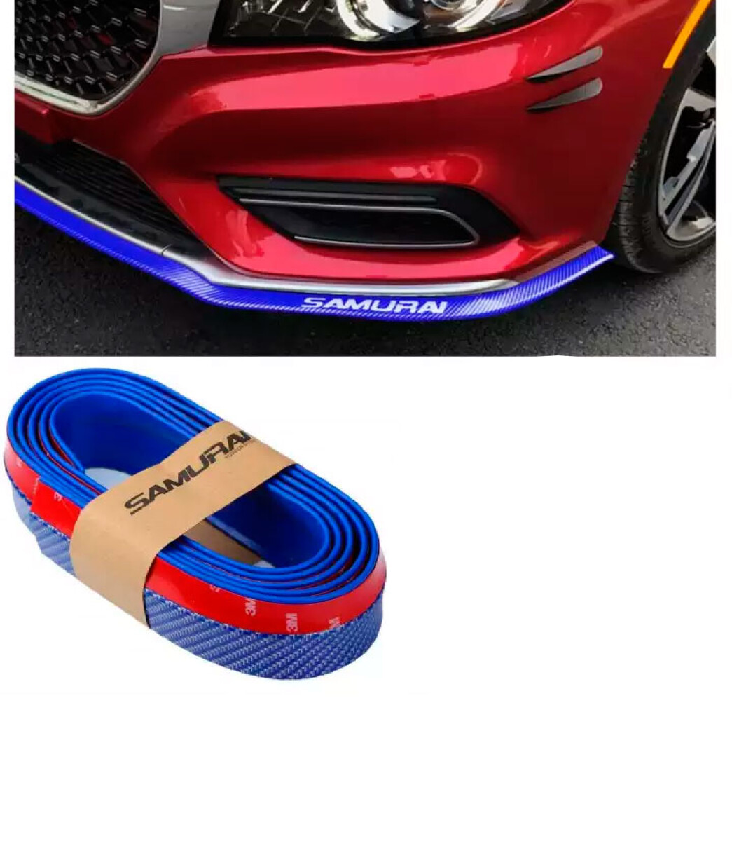 ACCESORIO EXTERIOR - PROTECTOR ADHESIVO FALDON PARAGOLPE AZUL - 