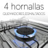 Cocina Supergas Queen Cq200ng COCINA QUEEN A GAS NEGRA CQ200NG 4H