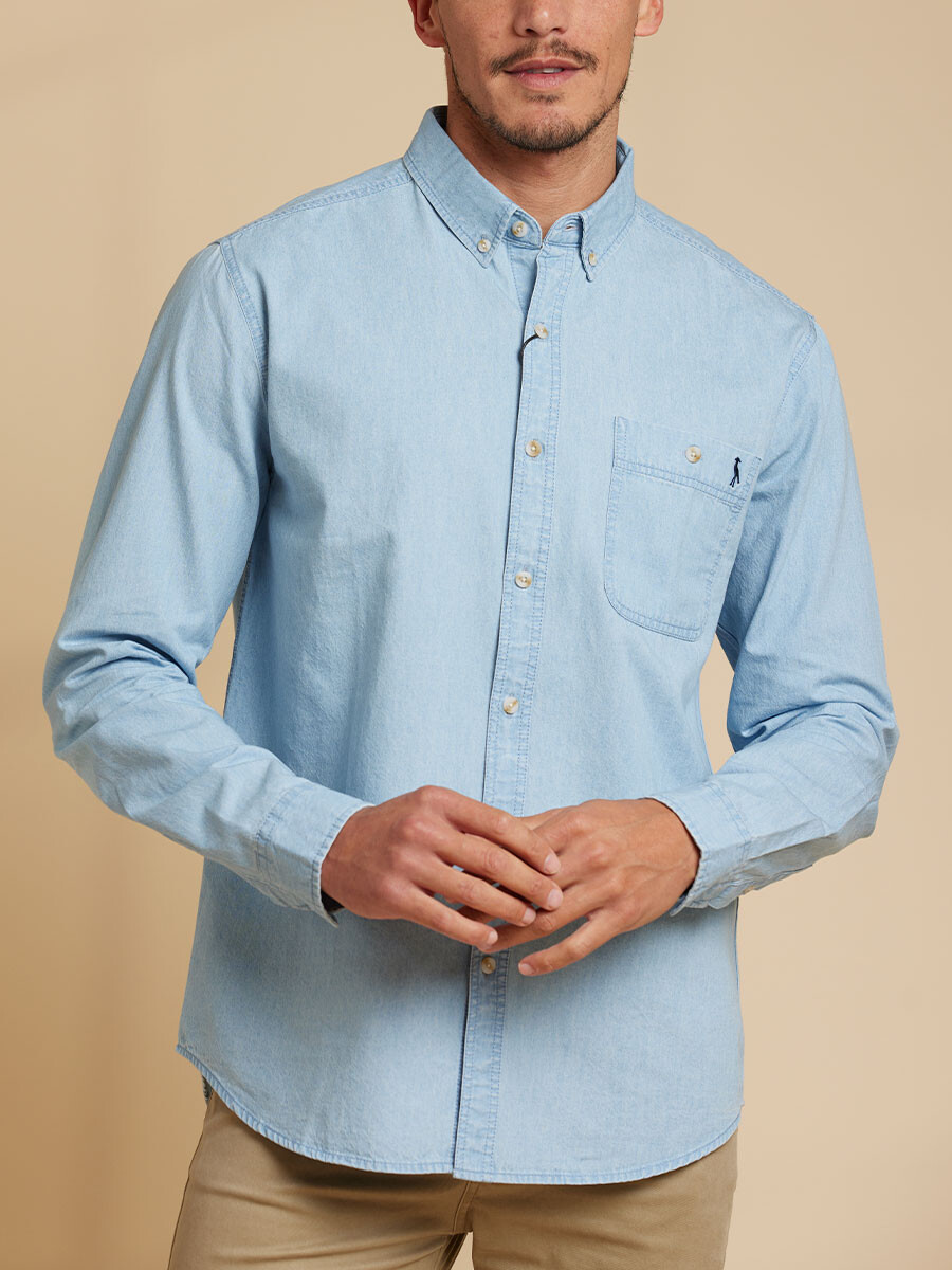 CAMISA EKSO POLANCO - Azul Claro 