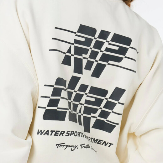 Buzo Rip Curl Sports Dept Drop Shoulder Crew - Beige Buzo Rip Curl Sports Dept Drop Shoulder Crew - Beige