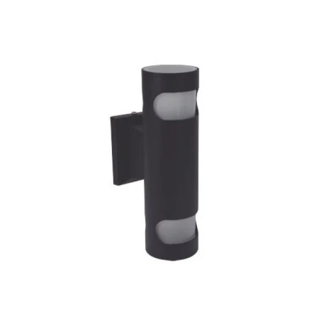 Spot Tubular Doble Ext.negro Ip54 2xgu10 Spot Tubular Doble Ext.negro Ip54 2xgu10