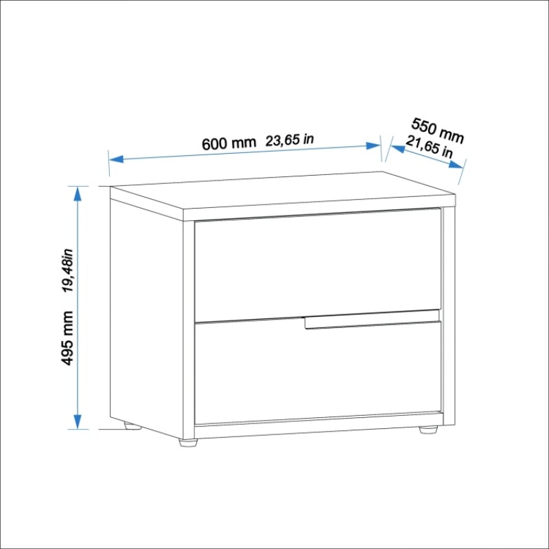 Mesa De Luz Concep 2c Hanover Fendi Frizz 17678 Mesa De Luz Concep 2c Hanover Fendi Frizz 17678