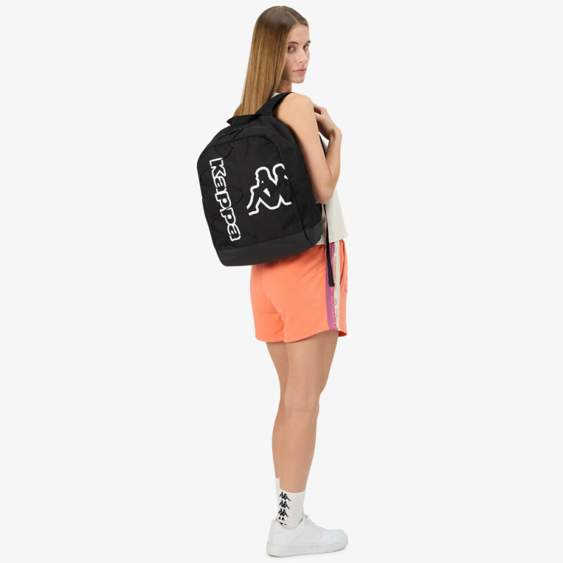 Mochila Logo Glaccio Backpack Unisex Black