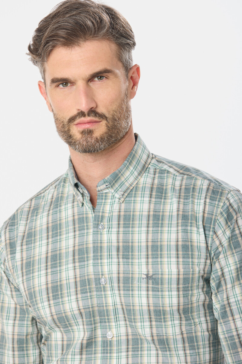 CAMISA CUADROS - Verde 