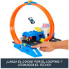 Pista Estación de policía Hot Wheels con auto y pista Looping Regulable Pista Estación de policía Hot Wheels con auto y pista Looping Regulable