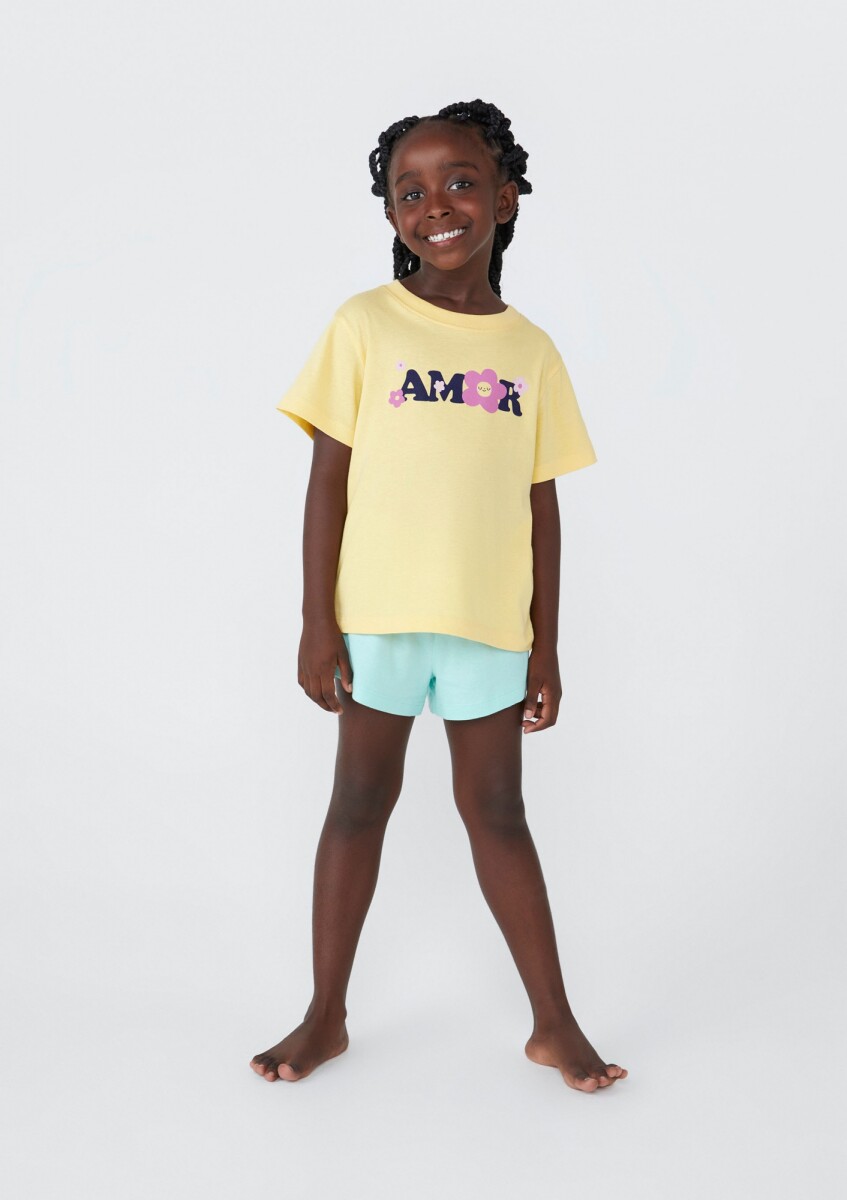 PIJAMA INFANTIL CON ESTAMPA - MULTICOLOR 