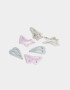 Hebillas Infantiles Corazón Set De Hebillas Infantiles Tic Tac - Combinacion Multicolor