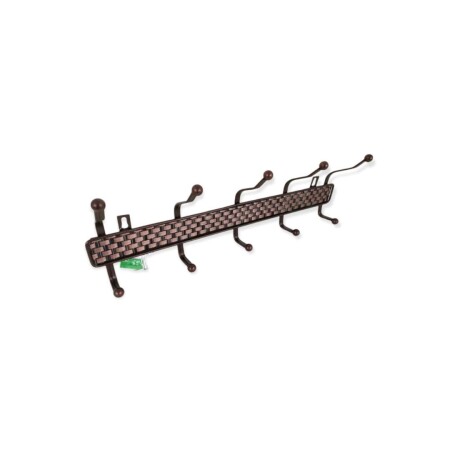 Perchero de Pared Simil Rattan 10 Ganchos Perchero de Pared Simil Rattan 10 Ganchos