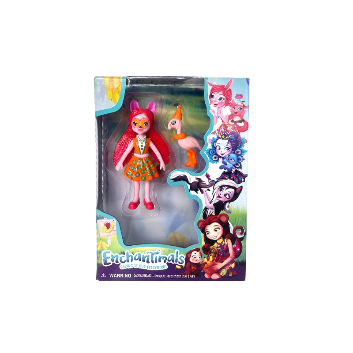 OUTLET Muñeca con mascota caja 16*11.5*3.7 cm - Outlet Muñeca Con Mascota Caja 16*11.5*3.7 Cm 