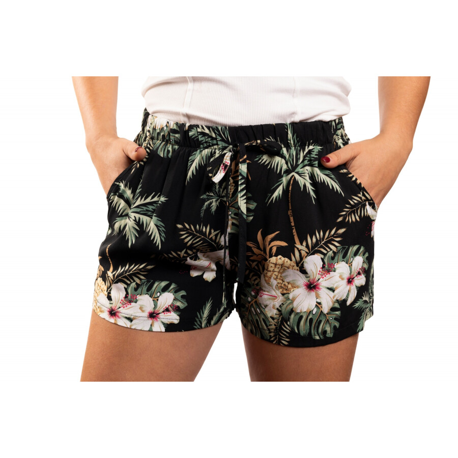 CHERRY SHORT PRINT BLACFLOWER