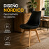 Silla Comedor ComboHome Tulip Eames Pack X2 Negro 1