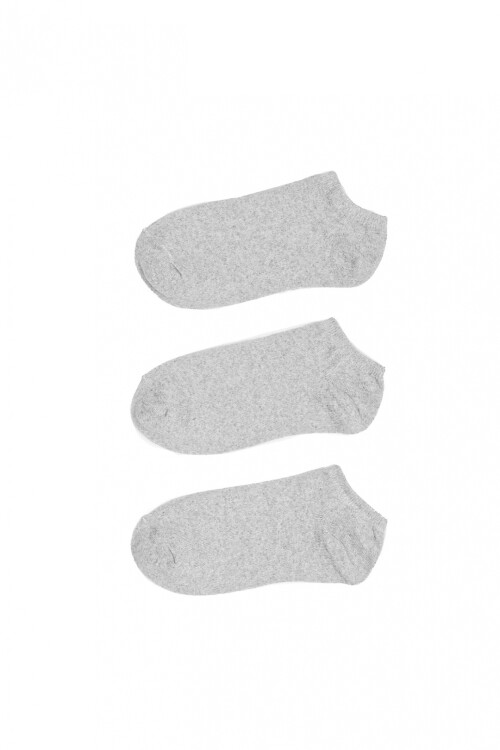 Medias Pack x3 Invisibles Gris