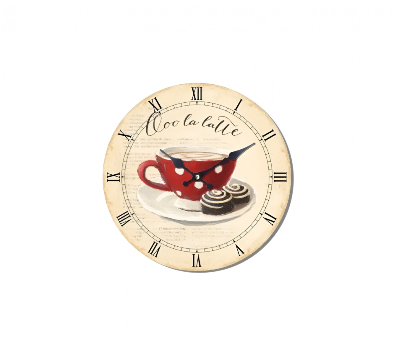 Reloj de Pared - Taza y Galletas 