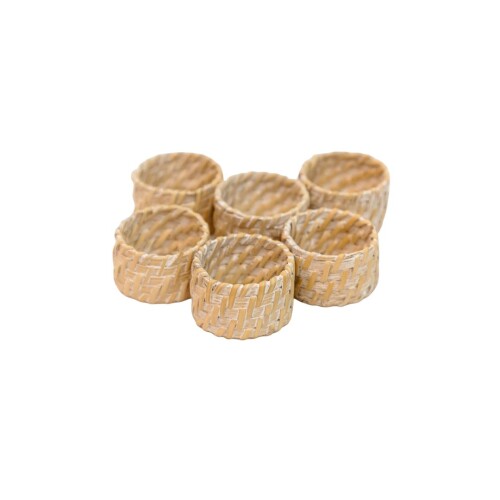 Servilletero x6 - Aros - San Remo - Natural Servilletero x6 - Aros - San Remo - Natural