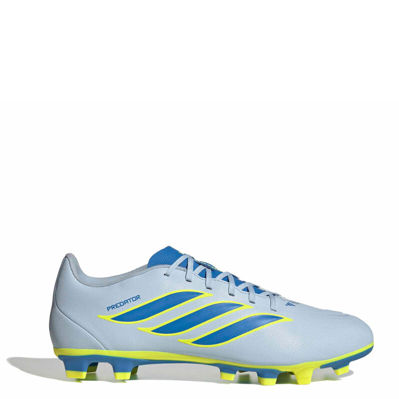 Championes Unisex Adidas Predator Club Fg/Mg Celeste - Amarillo