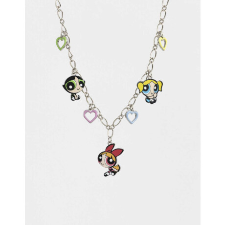 Collar Multicharm ''chicas Superpoderosas'' Combinacion Multicolor