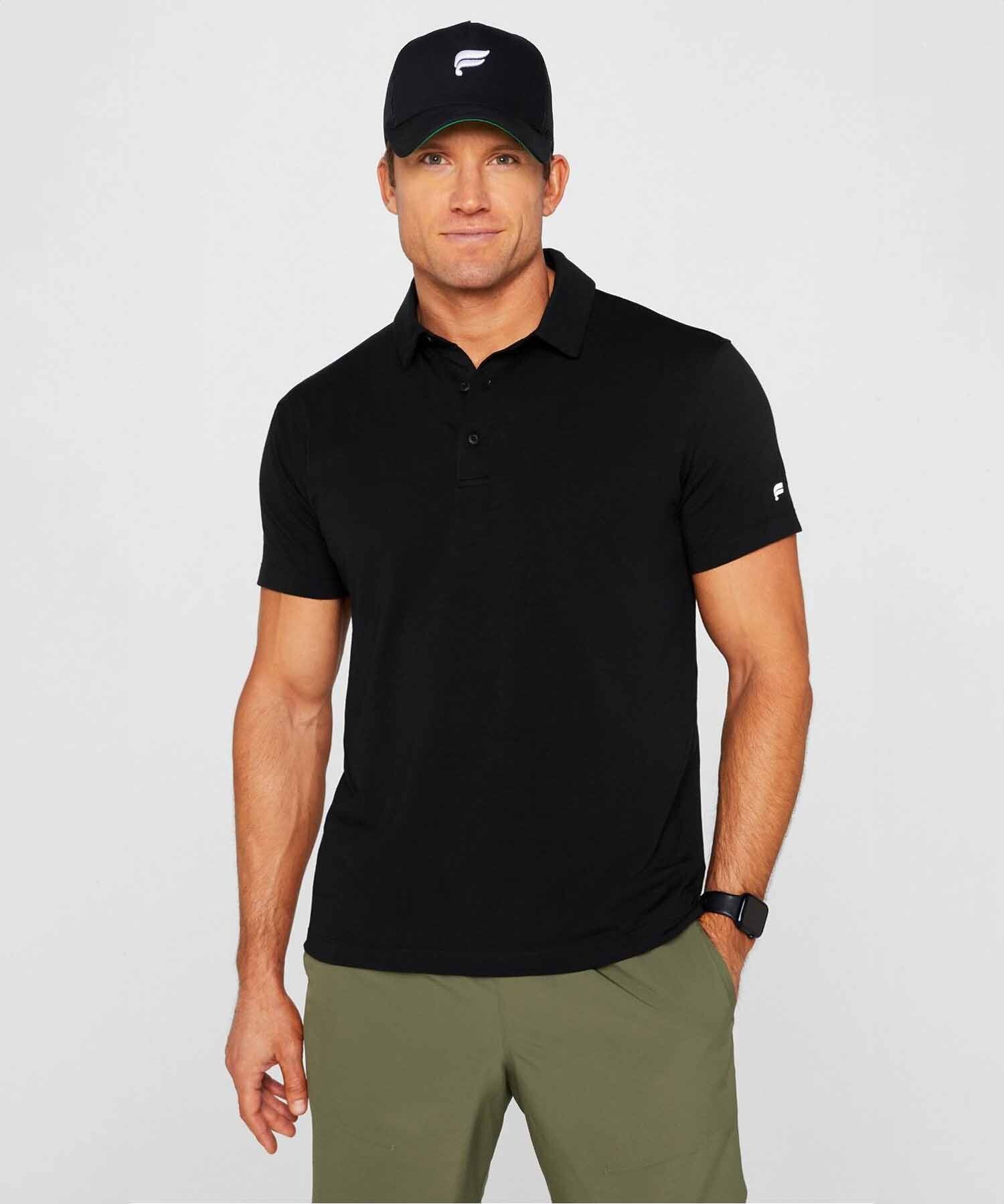 Polo Manga Corta The 24-7 Hombre Black