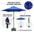 Combo Sombrilla Reforzada Azul + Base Rellenable Imback Combo Sombrilla Reforzada Azul + Base Rellenable Imback
