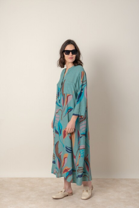 VESTIDO SILVINA Verde