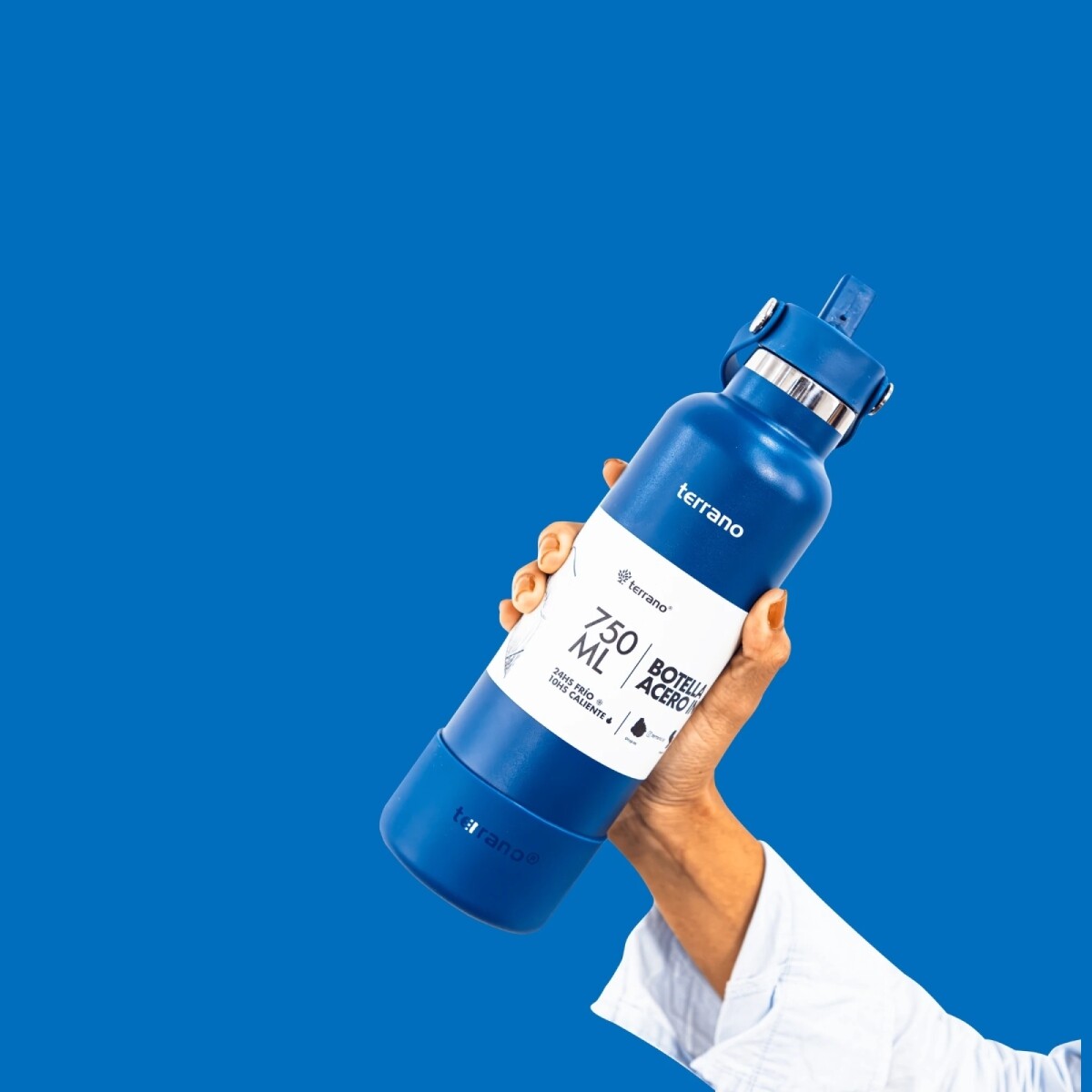 BOTELLA TERRANO TERMICA C/PICO 750ML AZUL 