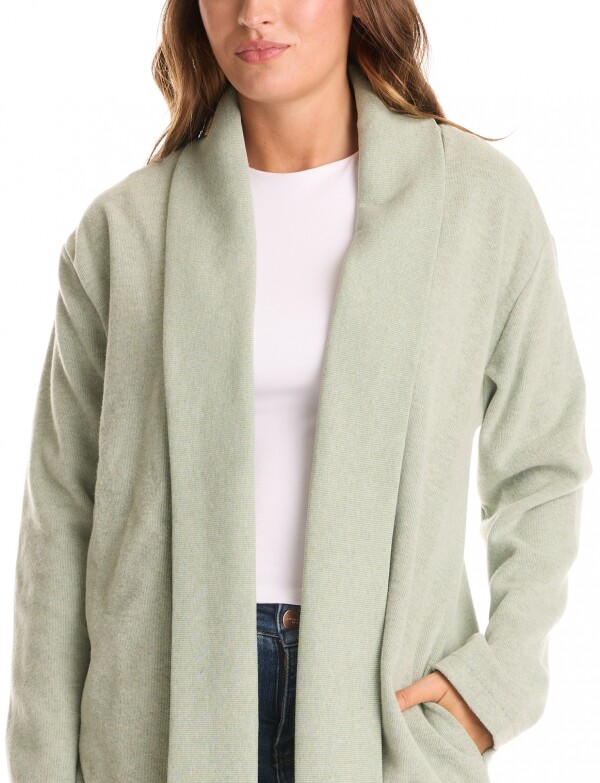 Cardigan Abierto Soft VERDE