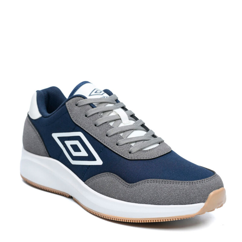 Championes de Hombre Umbro Volcan Ii Gris - Azul