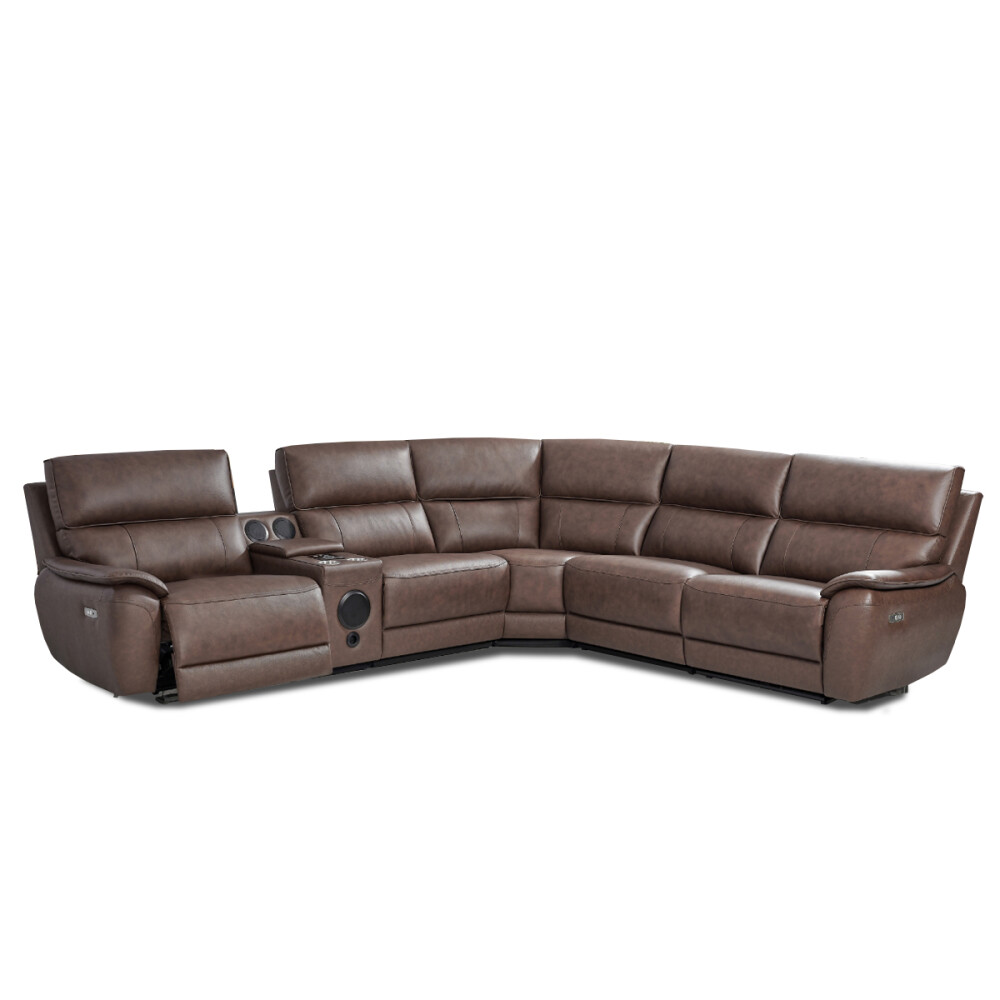 SOFA SILLÓN ESQUINERO RECLINABLE RETRACTIL CON SISTEMA ELECTRICO EN CUERO GENUINO SOFA SILLÓN ESQUINERO RECLINABLE RETRACTIL CON SISTEMA ELECTRICO EN CUERO GENUINO