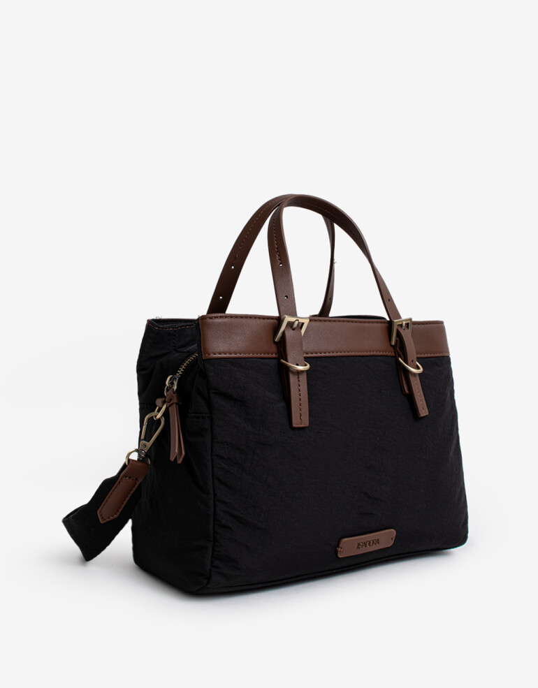 City Back to Office Cartera City Combinada - Negro
