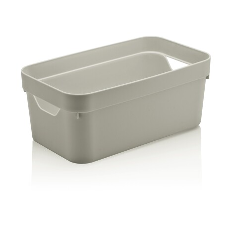 Caja Organizadora Plastico Gris Cube Cc300 10.5l — Divino