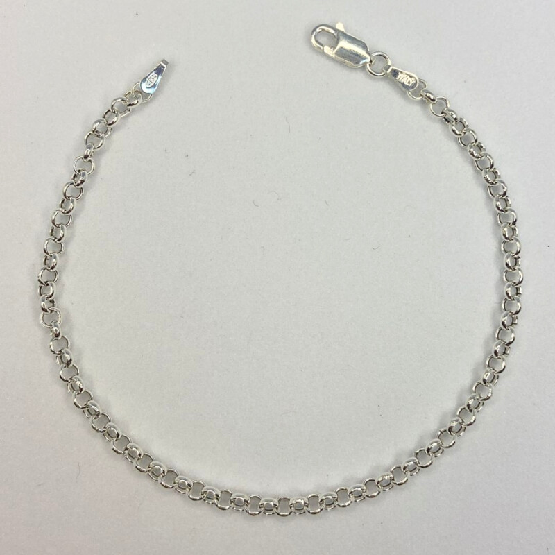 PULSERA DE PLATA 19 CM L5d1498rl-3,0-19-xc3