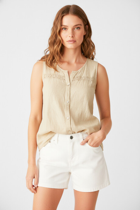 Musculosa Avi Crudo / Natural