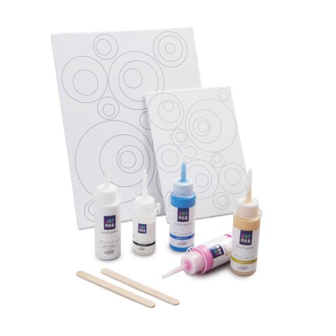 Arte set de 4 pinturas acrilicas galacticas en caja 90 ml Arte Set De 4 Pinturas Acrilicas Galacticas En Caja 90 Ml